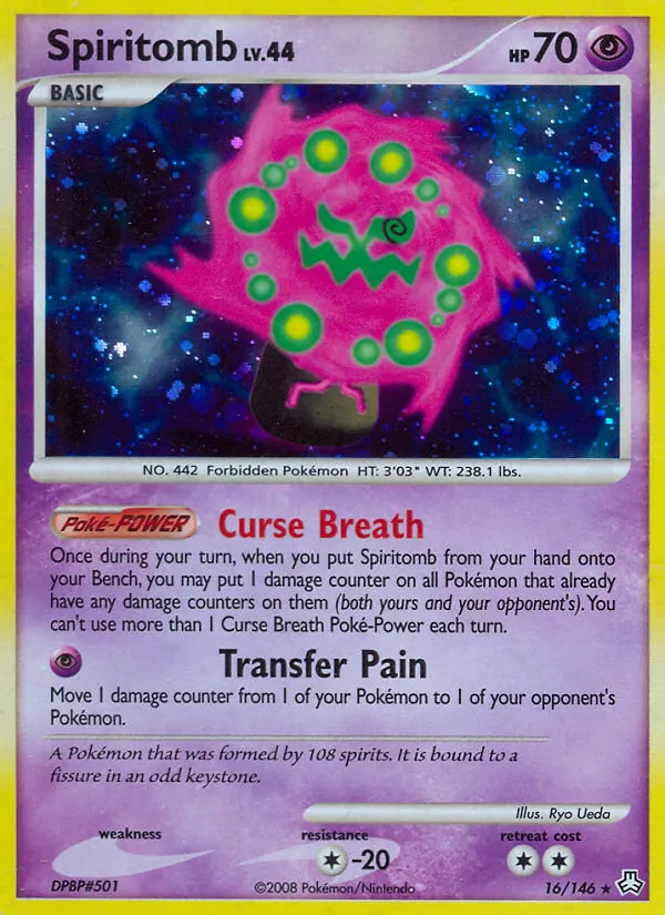 Spiritomb card from Legends Awakened, number 16/146
