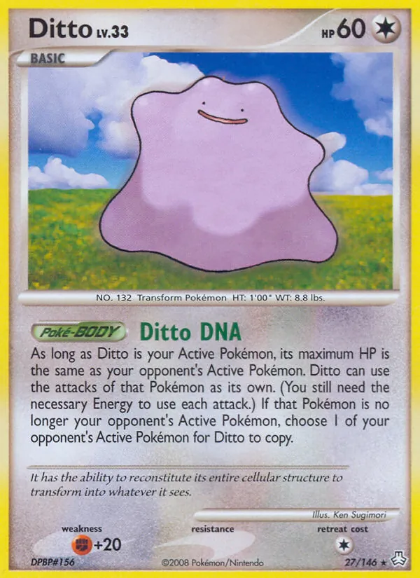 Ditto card from Legends Awakened, number 27/146