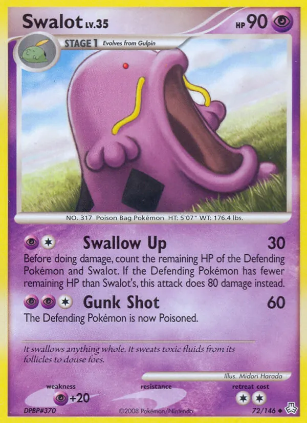 Swalot card from Legends Awakened, number 72/146