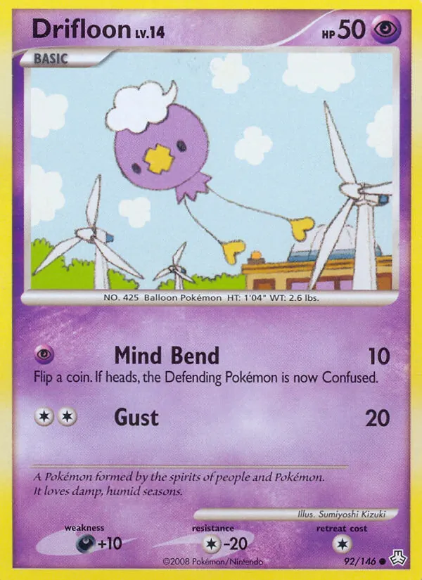 Drifloon card from Legends Awakened, number 92/146