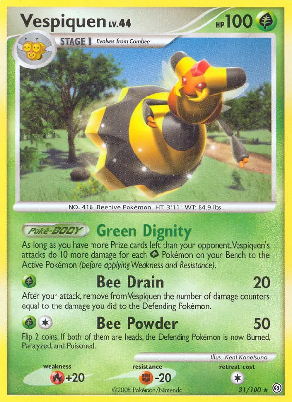 Vespiquen card from Stormfront, number 31/100