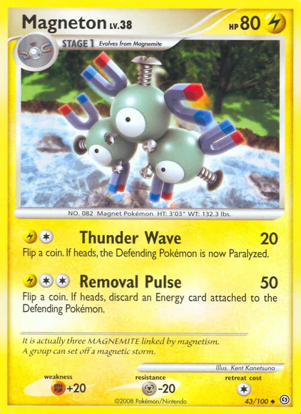 Magneton card from Stormfront, number 43/100