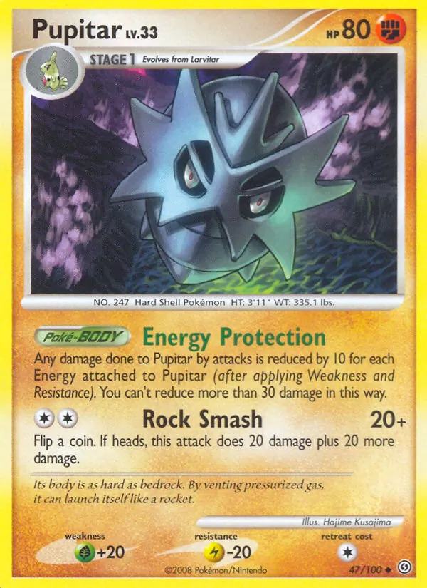 Pupitar card from Stormfront, number 47/100