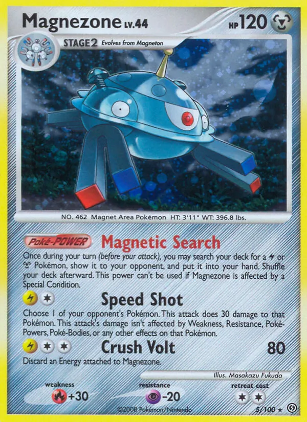 Magnezone card from Stormfront, number 5/100