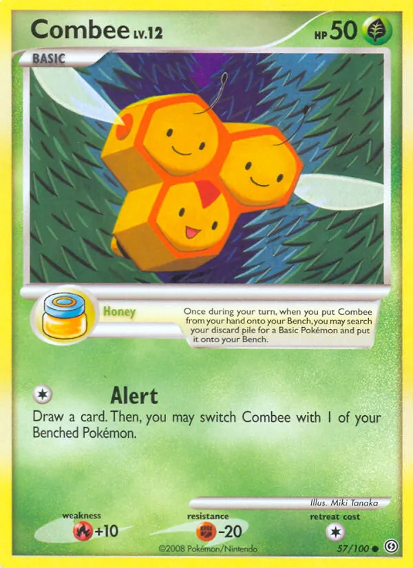 Combee card from Stormfront, number 57/100