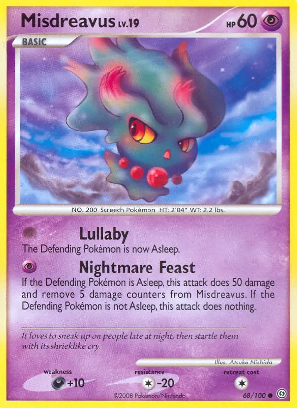 Misdreavus card from Stormfront, number 68/100