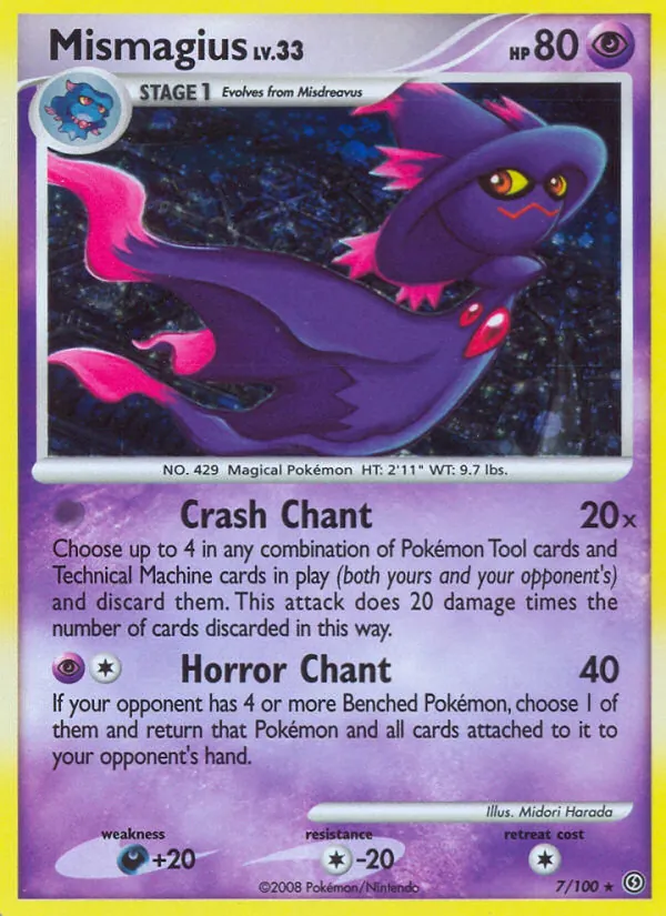 Mismagius card from Stormfront, number 7/100