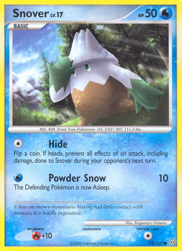 Snover card from Stormfront, number 74/100