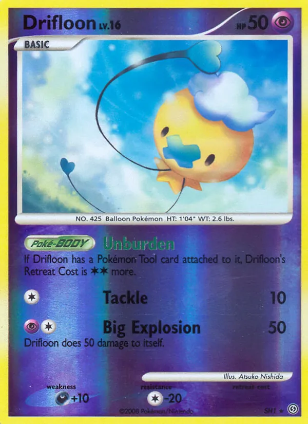 Drifloon card from Stormfront, number SH1/100