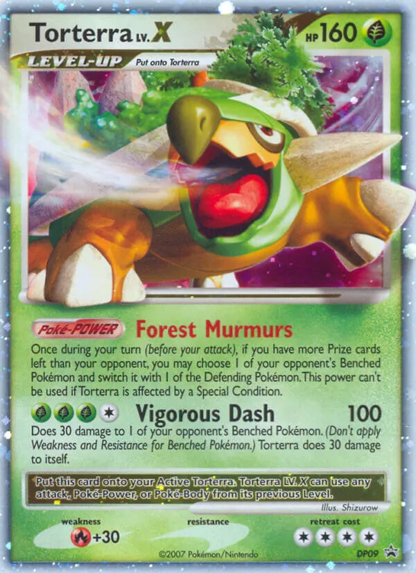 Kartu Torterra dari DP Black Star Promos, nomor DP09/56