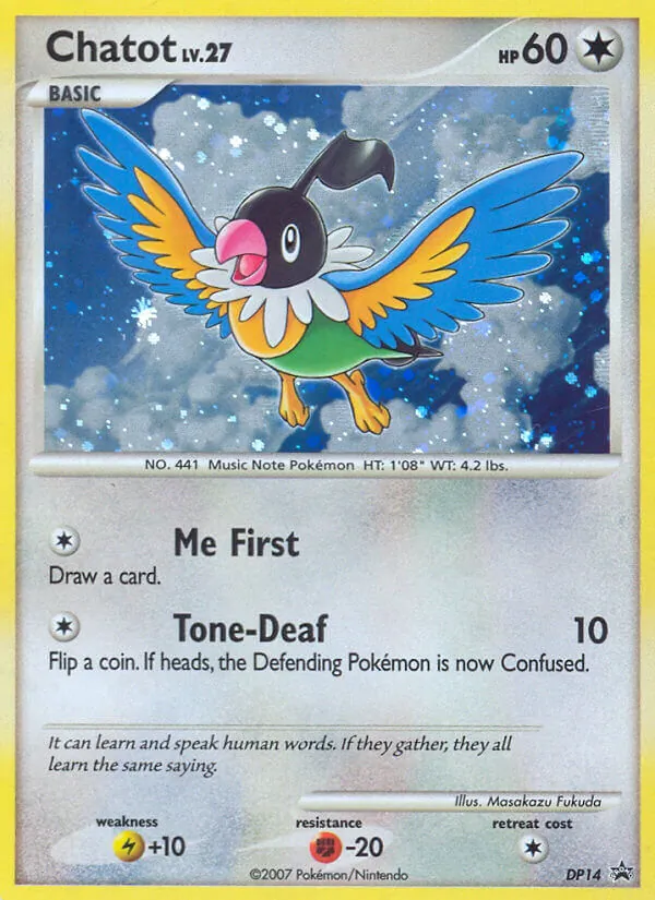 Kartu Chatot dari DP Black Star Promos, nomor DP14/56