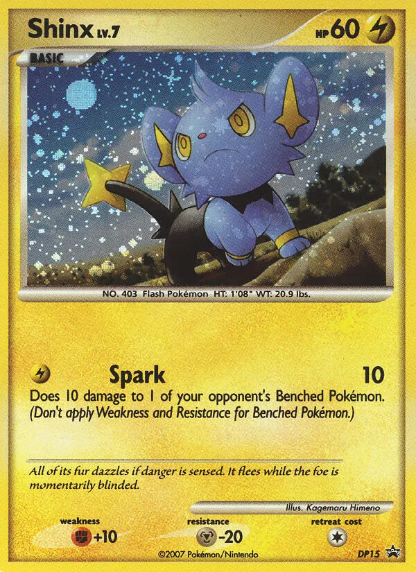 Kartu Shinx dari DP Black Star Promos, nomor DP15/56