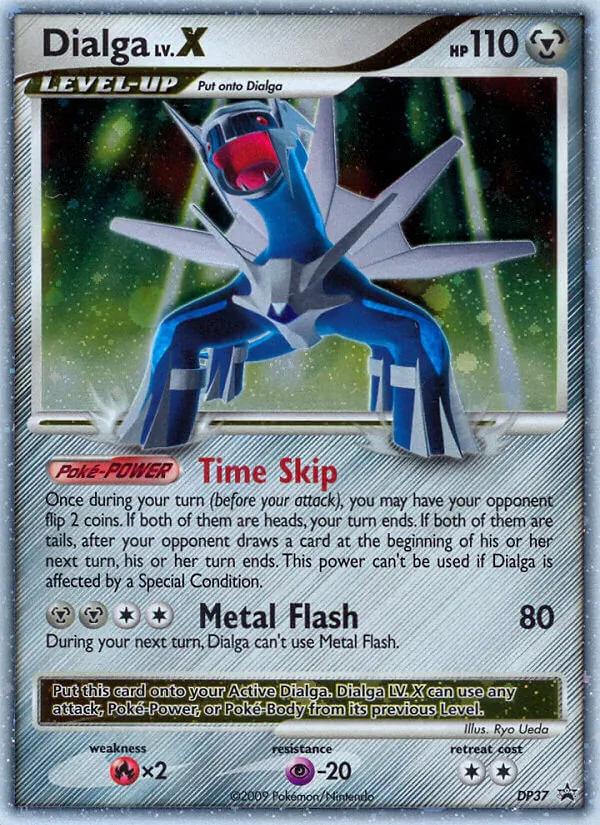 Kaart Dialga uit DP Black Star Promos, nummer DP37/56