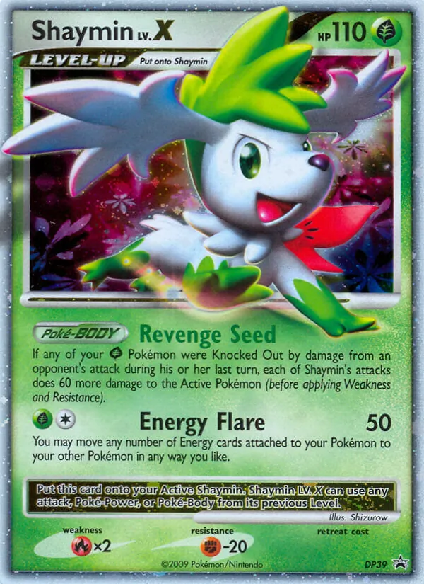 Kartu Shaymin dari DP Black Star Promos, nomor DP39/56