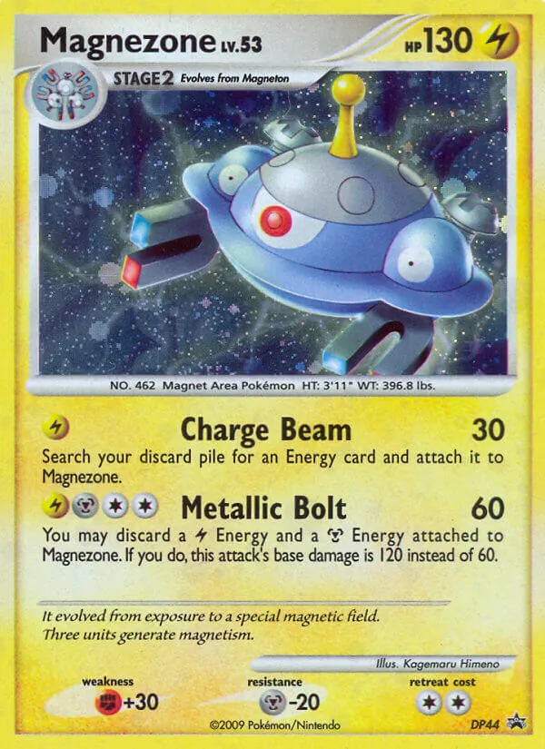 Carta Magnezone dell'espansione DP Black Star Promos, numero DP44/56