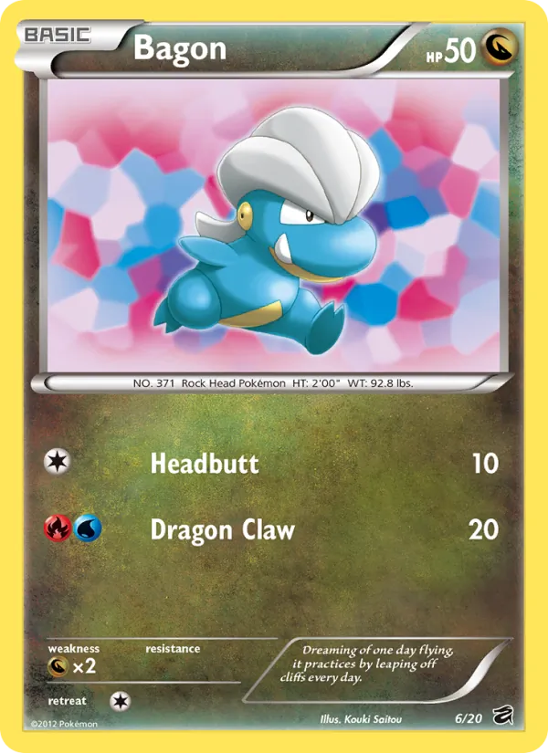 Kaart Bagon uit Dragon Vault, nummer 6/20