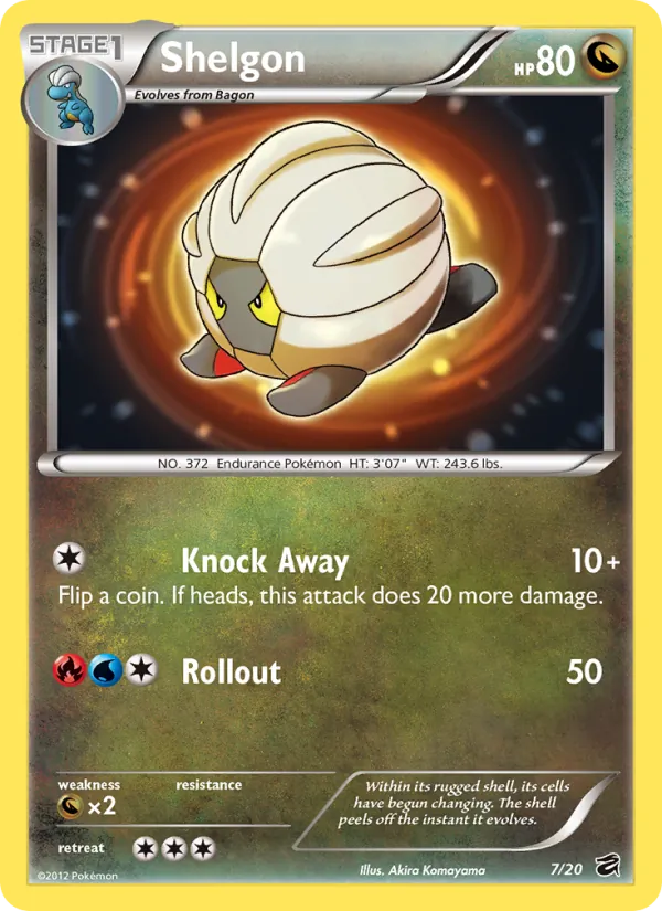 Kaart Shelgon uit Dragon Vault, nummer 7/20