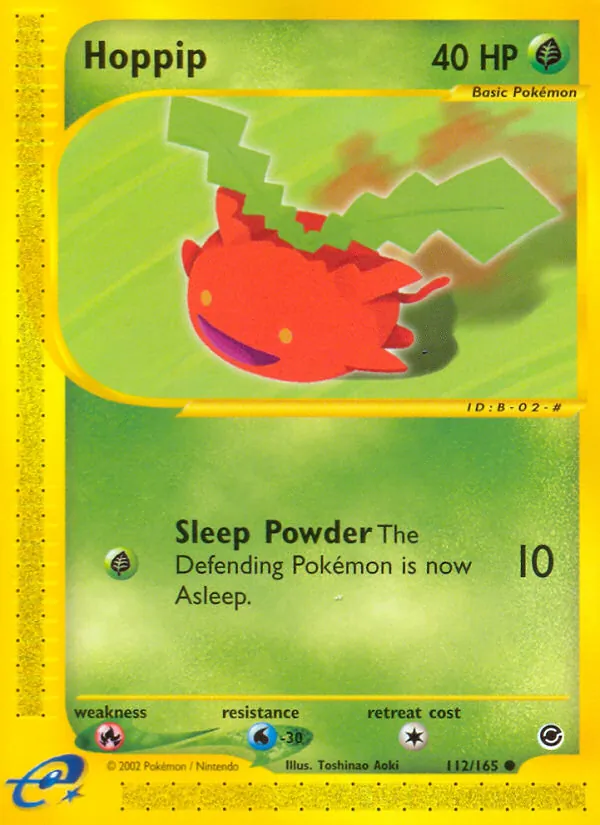 Kaart Hoppip uit Expedition Base Set, nummer 112/165