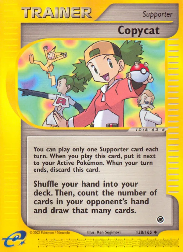 Kaart Copycat uit Expedition Base Set, nummer 138/165