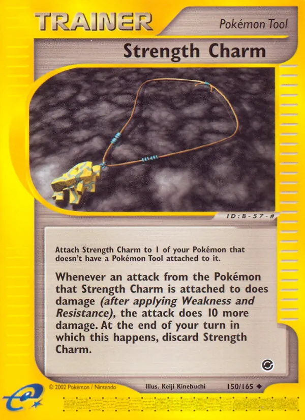 Kaart Strength Charm uit Expedition Base Set, nummer 150/165