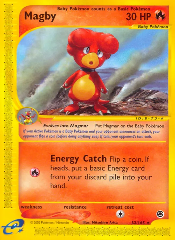 Kaart Magby uit Expedition Base Set, nummer 52/165