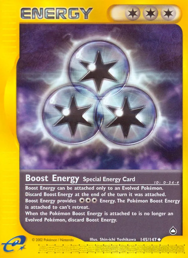 Boost Energy card from Aquapolis, number 145/147