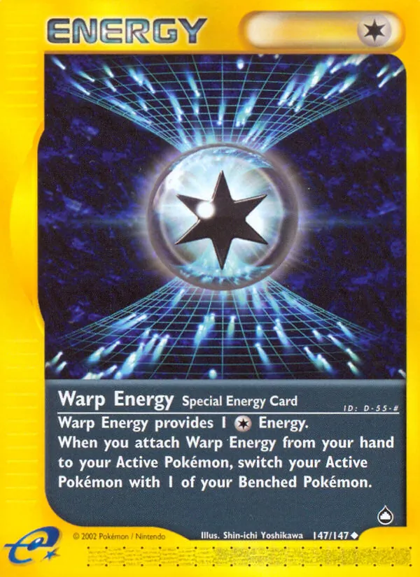 Warp Energy card from Aquapolis, number 147/147