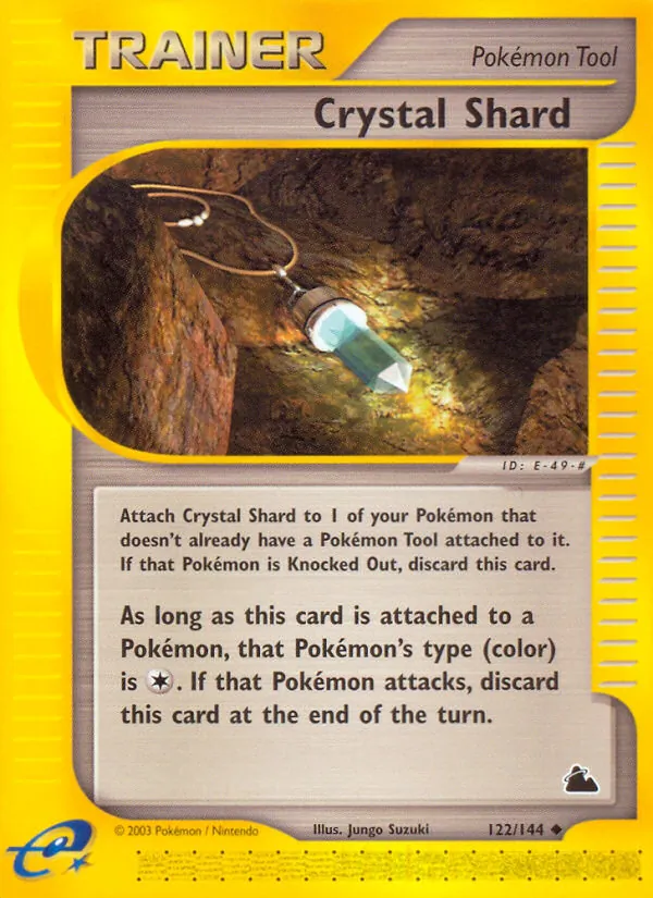 Crystal Shard card from Skyridge, number 122/144