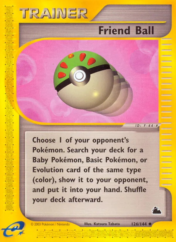 Friend Ball card from Skyridge, number 126/144