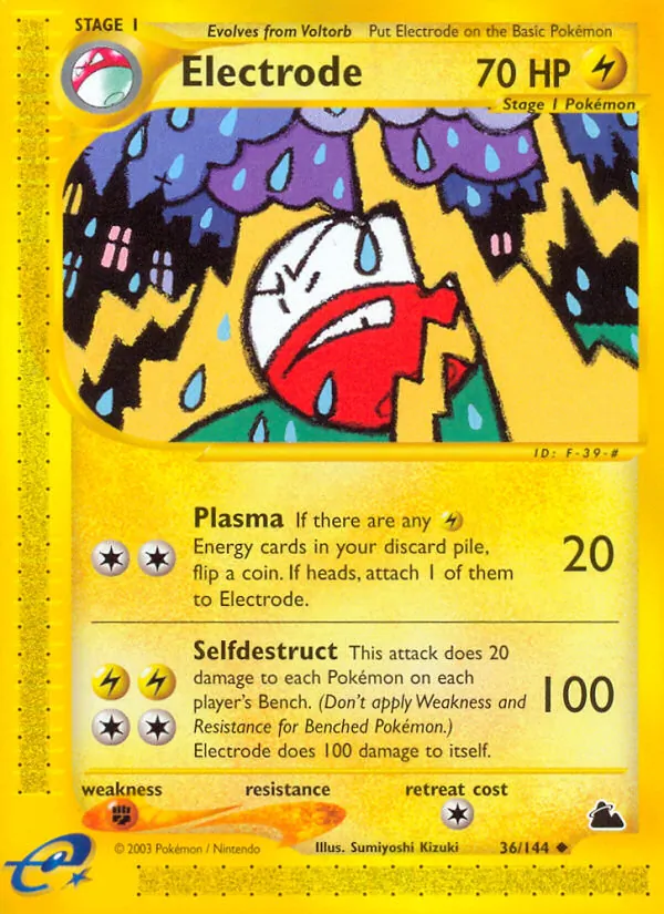 Electrode card from Skyridge, number 36/144