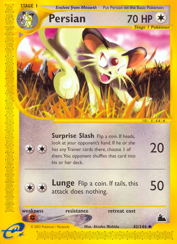 Persian card from Skyridge, number 42/144