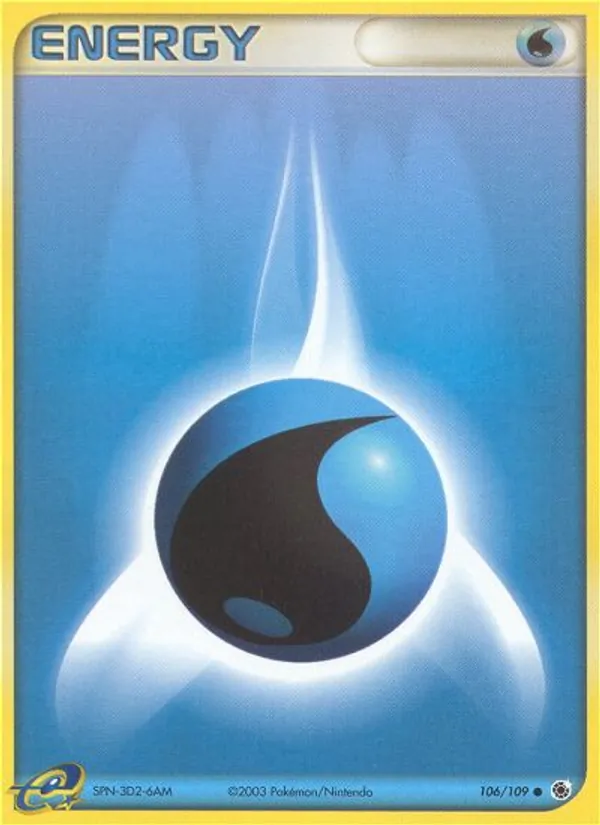 Kaart Water Energy uit Ruby & Sapphire, nummer 106/109