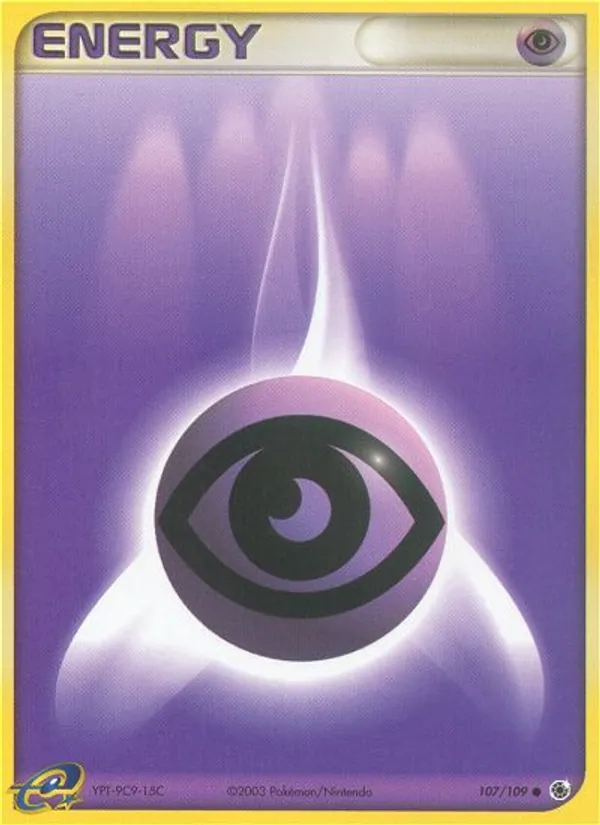 Kartu Psychic Energy dari Ruby & Sapphire, nomor 107/109