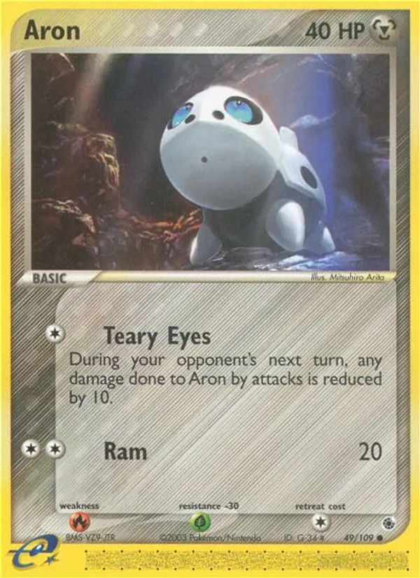 Kartu Aron dari Ruby & Sapphire, nomor 49/109
