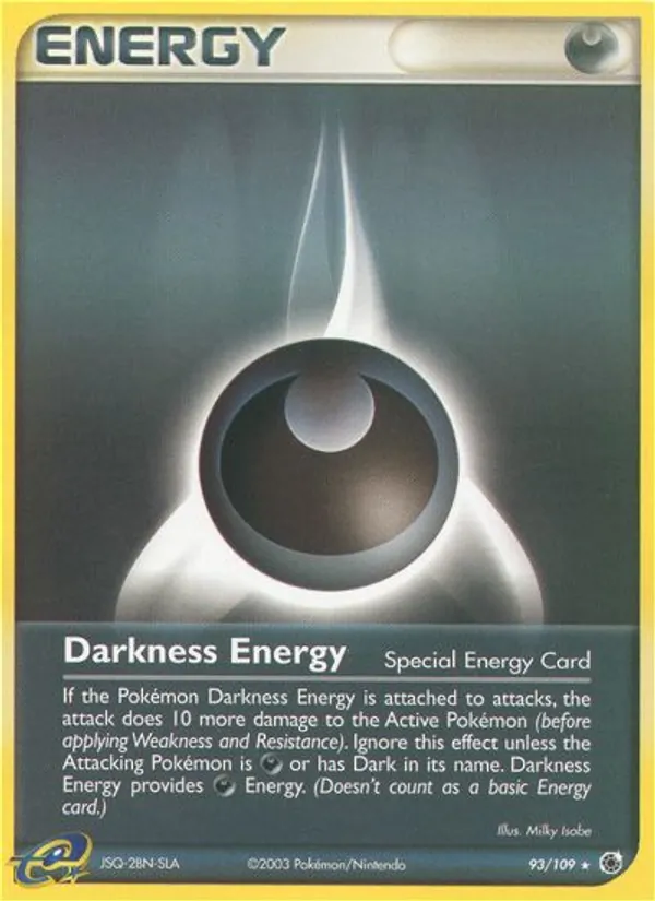 Kaart Darkness Energy uit Ruby & Sapphire, nummer 93/109