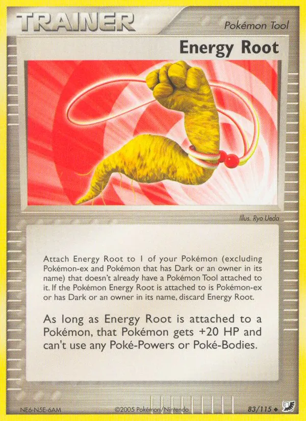 Kaart Energy Root uit Unseen Forces, nummer 83/115