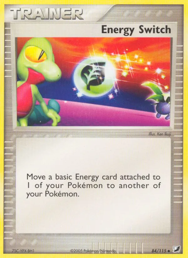 Carta Energy Switch de la expansión Unseen Forces, número 84/115