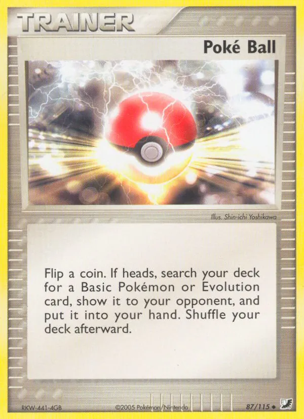 Kartu Poké Ball dari Unseen Forces, nomor 87/115