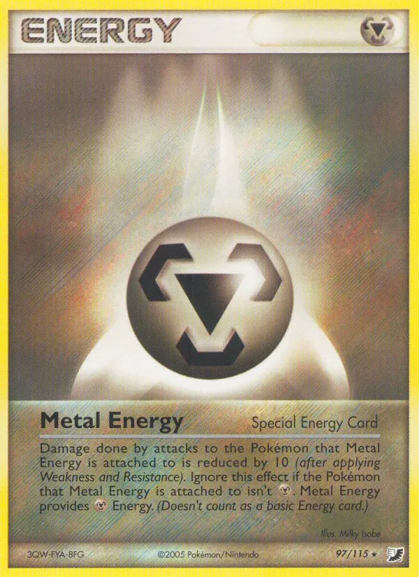 Kaart Metal Energy uit Unseen Forces, nummer 97/115