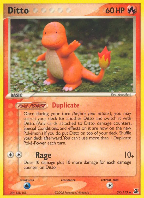 Kaart Ditto uit Delta Species, nummer 37/113