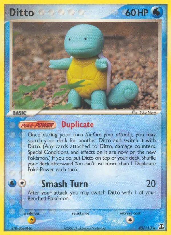 Kaart Ditto uit Delta Species, nummer 40/113
