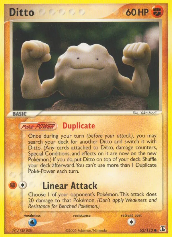 Kaart Ditto uit Delta Species, nummer 62/113