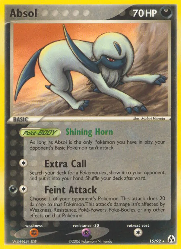 Kartu Absol dari Legend Maker, nomor 15/92