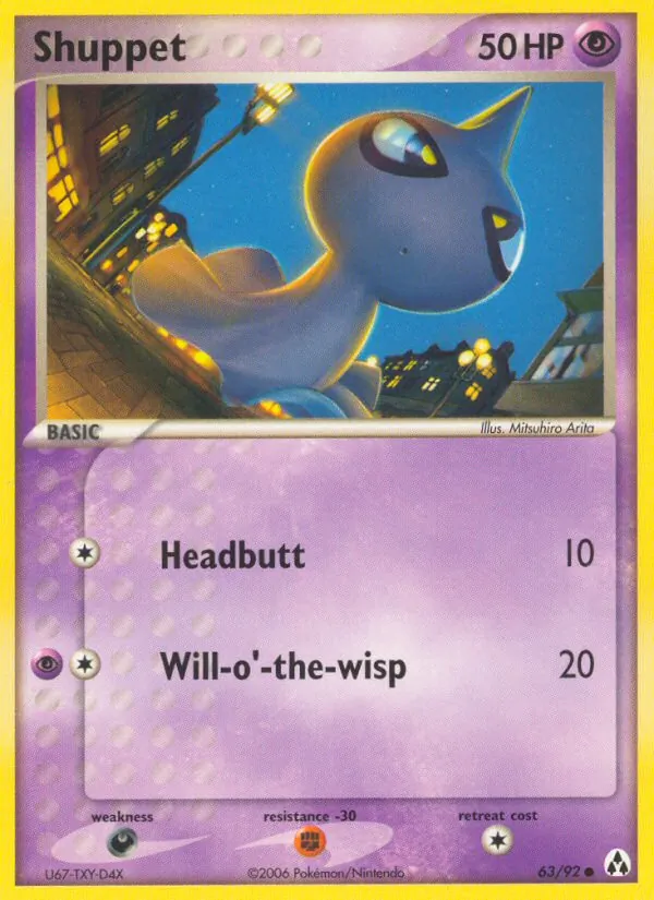 Carta Shuppet dell'espansione Legend Maker, numero 63/92