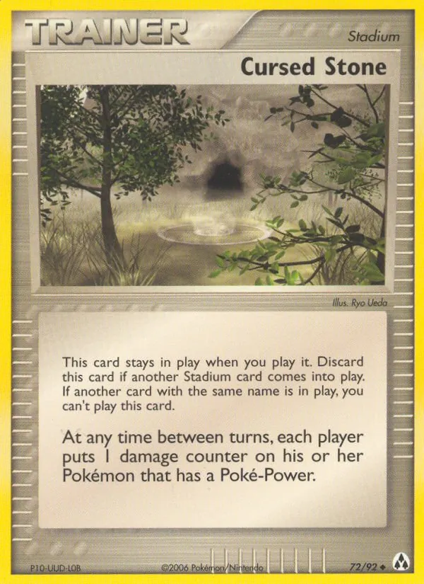 Carta Cursed Stone dell'espansione Legend Maker, numero 72/92