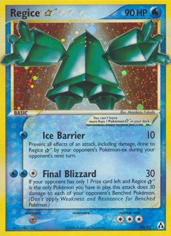 Kartu Regice ☆ dari Legend Maker, nomor 90/92