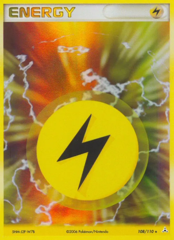 Kaart Lightning Energy uit Holon Phantoms, nummer 108/110