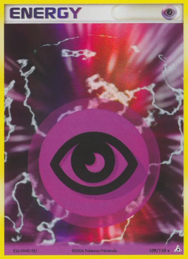 Kartu Psychic Energy dari Holon Phantoms, nomor 109/110