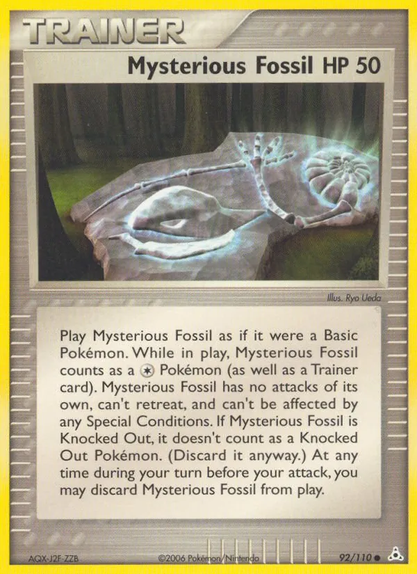 Kaart Mysterious Fossil uit Holon Phantoms, nummer 92/110