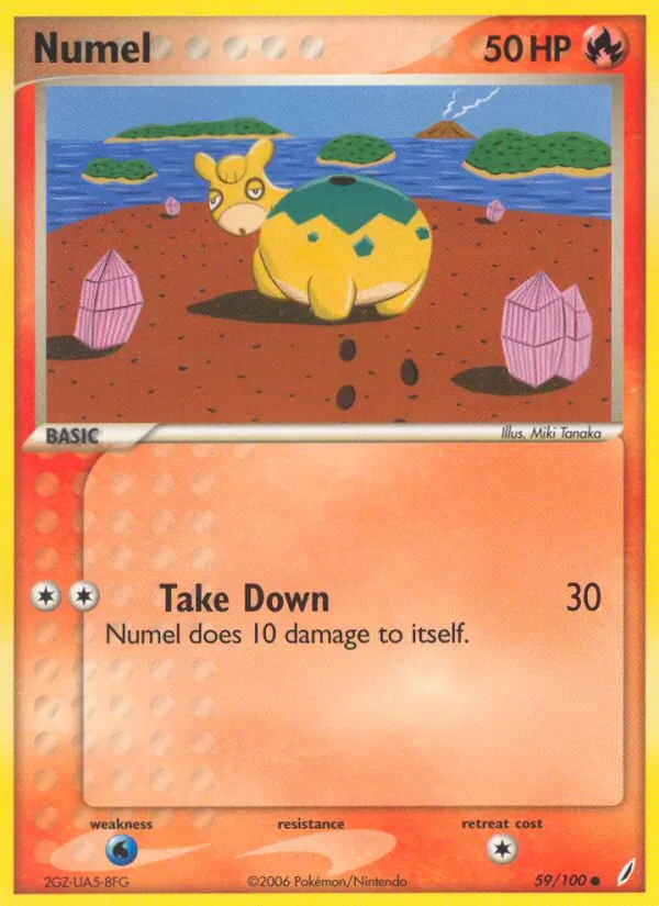 Numel card from Crystal Guardians, number 59/100